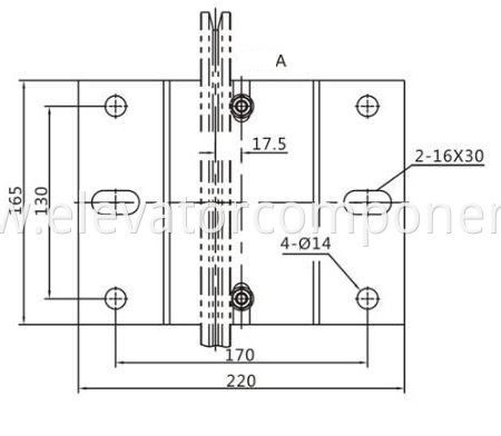 Two Way MRL Elevator Overspeed Governors OSR-UN-187